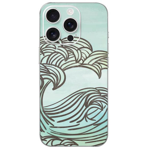 California Big Wave iPhone 16 Pro Skin