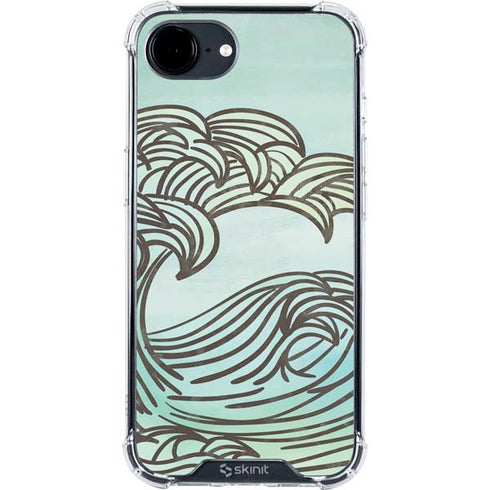 California Big Wave iPhone 16e Clear Case