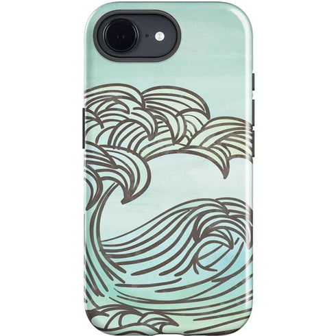 California Big Wave iPhone 16e Impact Case