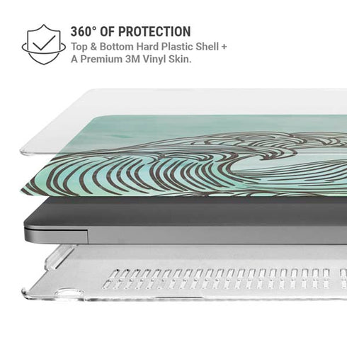 California Big Wave MacBook Cases