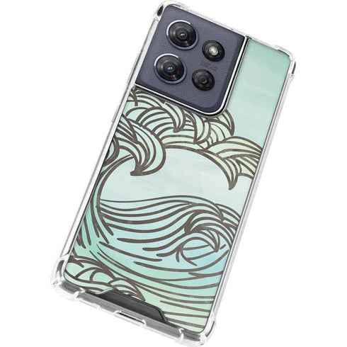 California Big Wave Moto G 5G (2025) Clear Case