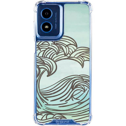 California Big Wave Moto G Play 4G (2024) Clear Case