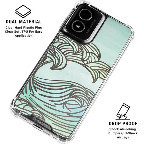 California Big Wave Moto G Power 5G (2024) Clear Case