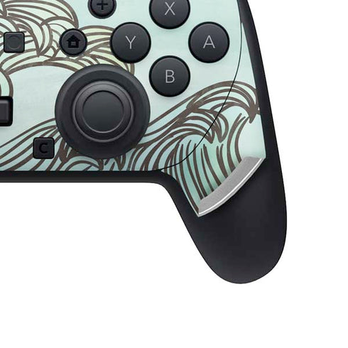 California Big Wave Nintendo Switch 2 (2025) Pro Controller Skin
