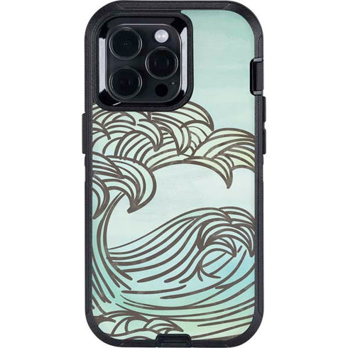 California Big Wave Otterbox Defender iPhone Skin