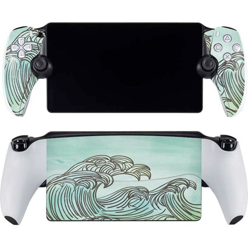 California Big Wave PlayStation Portal Remote Player Skin