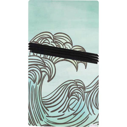 California Big Wave PS5 Pro Console Skin