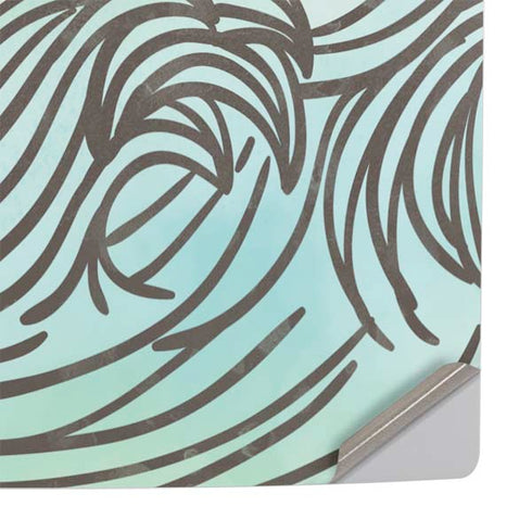 California Big Wave PS5 Slim Digital Edition Console Skin