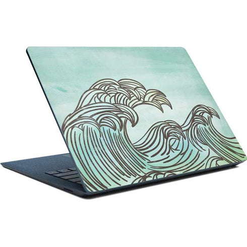 California Big Wave Surface Laptop Skin
