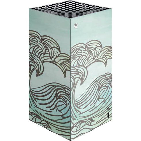 California Big Wave XBox Series X Digital Edition Console Skin