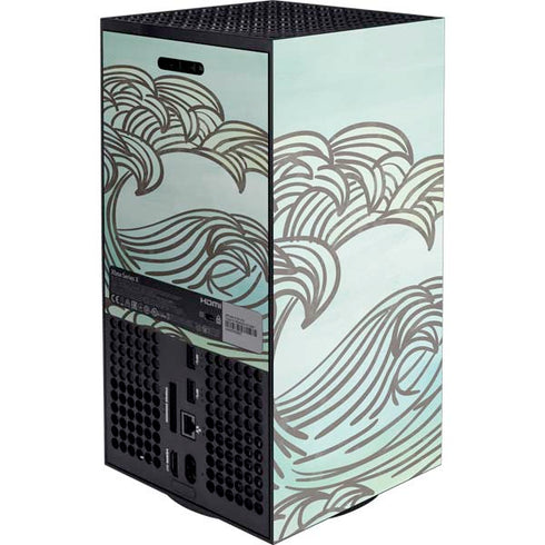 California Big Wave XBox Series X Digital Edition Console Skin