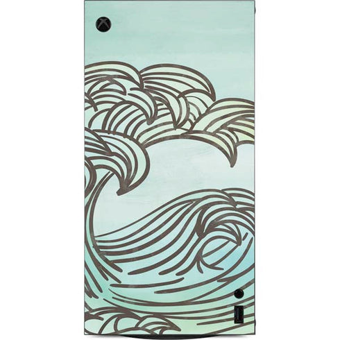 California Big Wave XBox Series X Digital Edition Console Skin