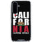 California Black Block Galaxy A36 5G Clear Case