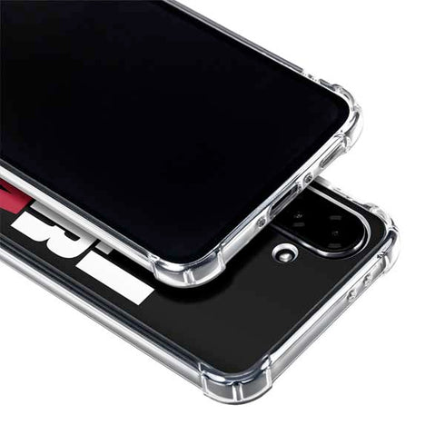 California Black Block Galaxy A36 5G Clear Case