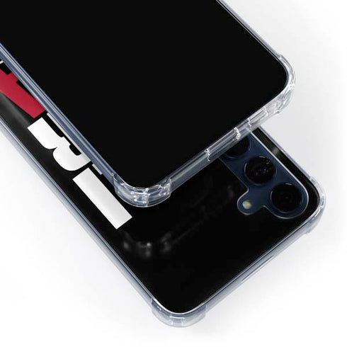 California Black Block Galaxy A55 5G Clear Case
