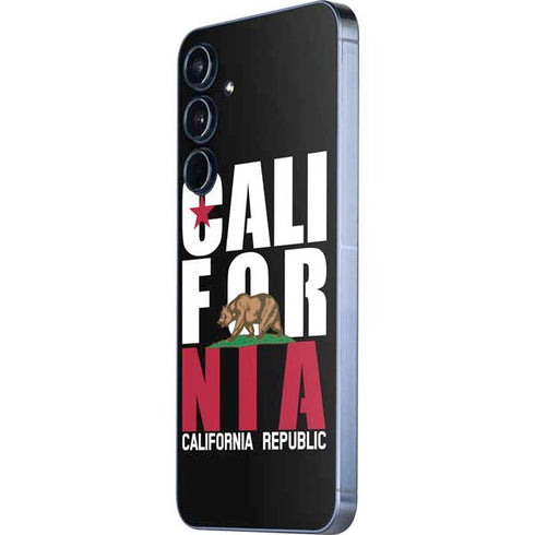 California Black Block Galaxy A55 5G Skin