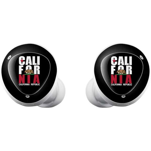 California Black Block Galaxy Buds Plus Skin