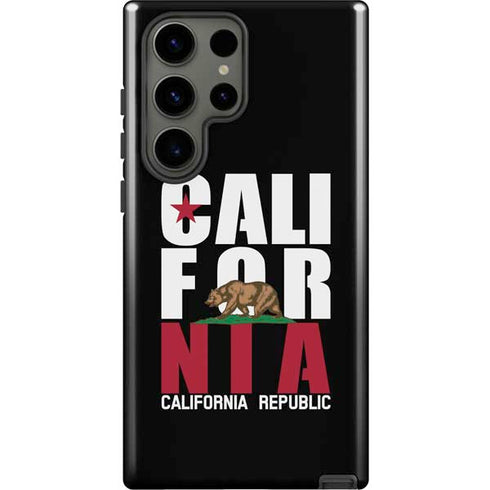 California Black Block Galaxy S23 Ultra Pro Case