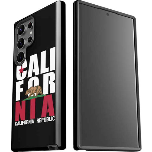 California Black Block Galaxy S23 Ultra Pro Case