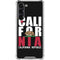 California Black Block Galaxy S24 FE Clear Case
