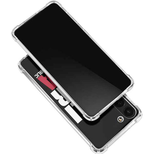 California Black Block Galaxy S24 FE Clear Case