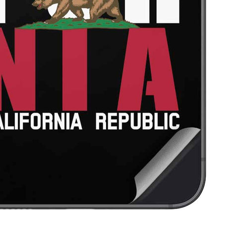 California Black Block Galaxy S25 Plus Skin