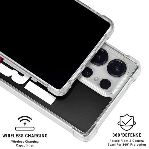 California Black Block Galaxy S25 Ultra Clear Case