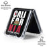 California Black Block Galaxy Z Flip6 Clear Case