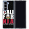 California Black Block Galaxy Z Fold5 5G Clear Case