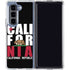 California Black Block Galaxy Z Fold5 5G Clear Case