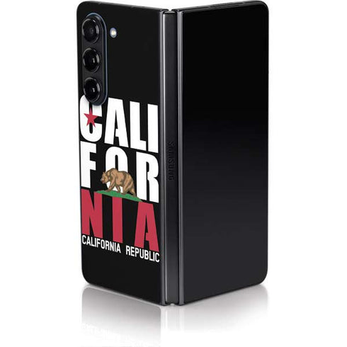 California Black Block Galaxy Z Fold5 5G Skin