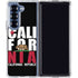 California Black Block Galaxy Z Fold6 Clear Case
