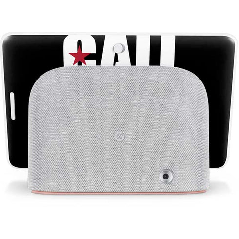California Black Block Google Home Hub Skin
