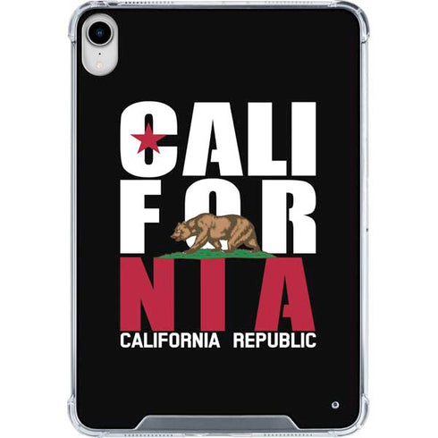 California Black Block iPad 11th Gen (2025) Clear Case