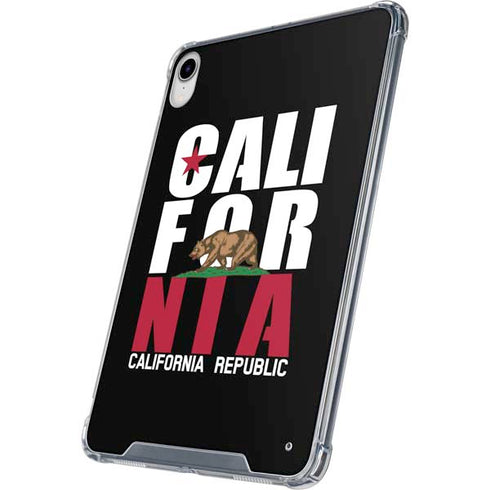 California Black Block iPad 11th Gen (2025) Clear Case