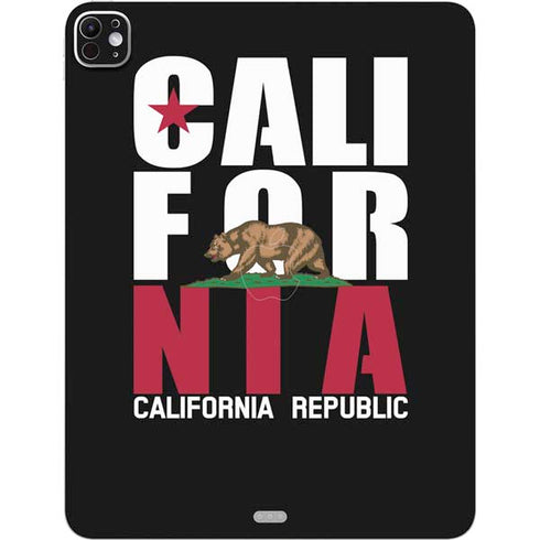 California Black Block iPad Pro 13in M4 (2024) Skin