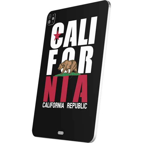 California Black Block iPad Pro 13in M4 (2024) Skin