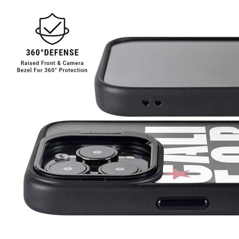 California Black Block iPhone 13 Pro Kickstand Case
