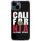 California Black Block iPhone 15 Clear Case