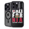 California Black Block iPhone 15 Pro Kickstand Case