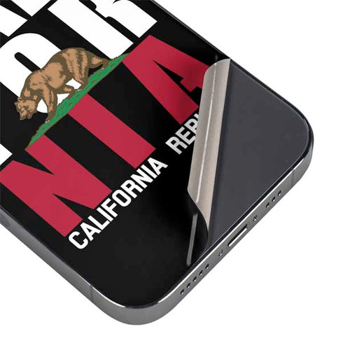 California Black Block iPhone 15 Pro Max Skin