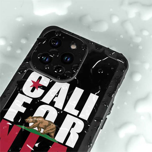 California Black Block iPhone 15 Pro Waterproof Case