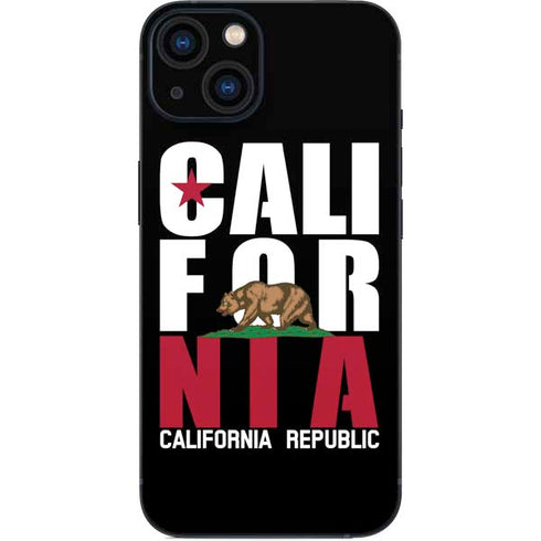 California Black Block iPhone 15 Skin