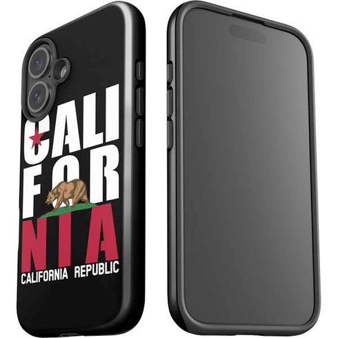 California Black Block iPhone 16 Impact Case