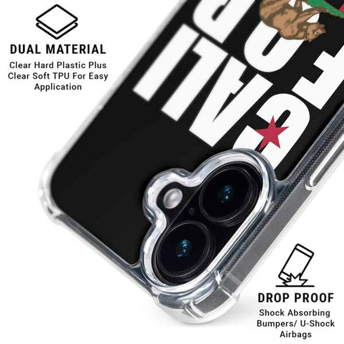 California Black Block iPhone 16 MagSafe Case