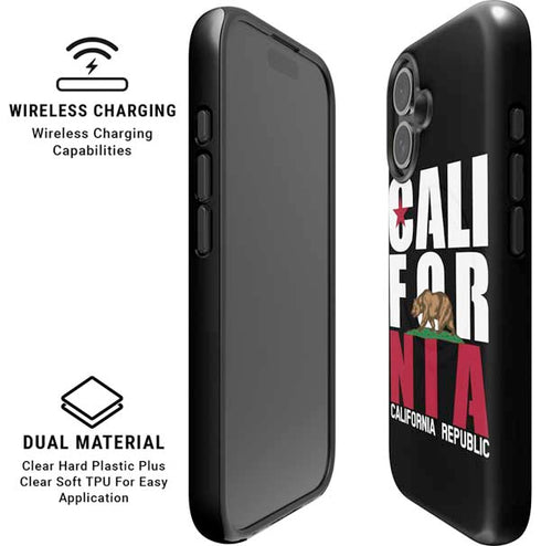 California Black Block iPhone 16 Magsafe Impact Case