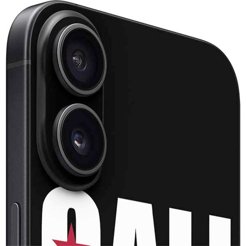 California Black Block iPhone 16 Plus Skin