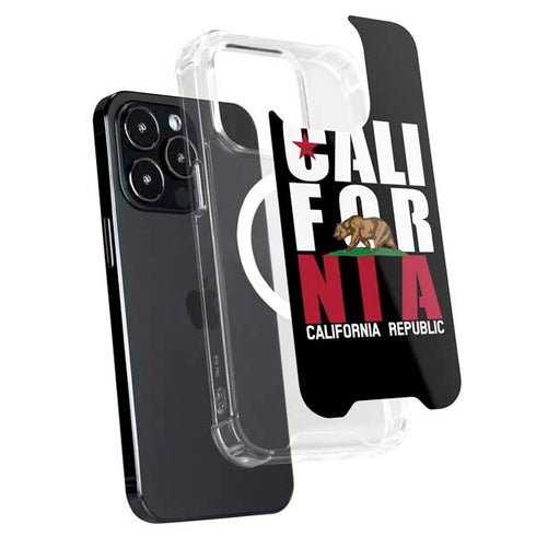 California Black Block iPhone 16 Pro MagSafe Case