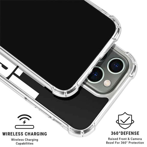 California Black Block iPhone 16 Pro Max Clear Case