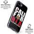 California Black Block iPhone 16e Clear Case